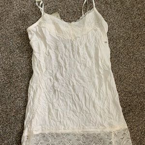 White Crinkle Cami